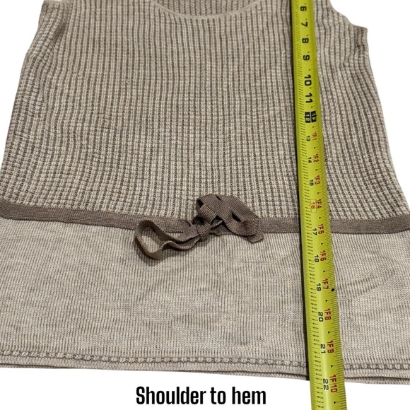Sigrid Olsen Knit Granola Girl Cottagecore Coastal Tank Silk Cashmere Blend SP - Picture 9 of 9